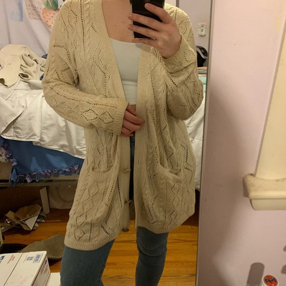 Free People Sweaters - Free people New Romantics oversized long cardigan